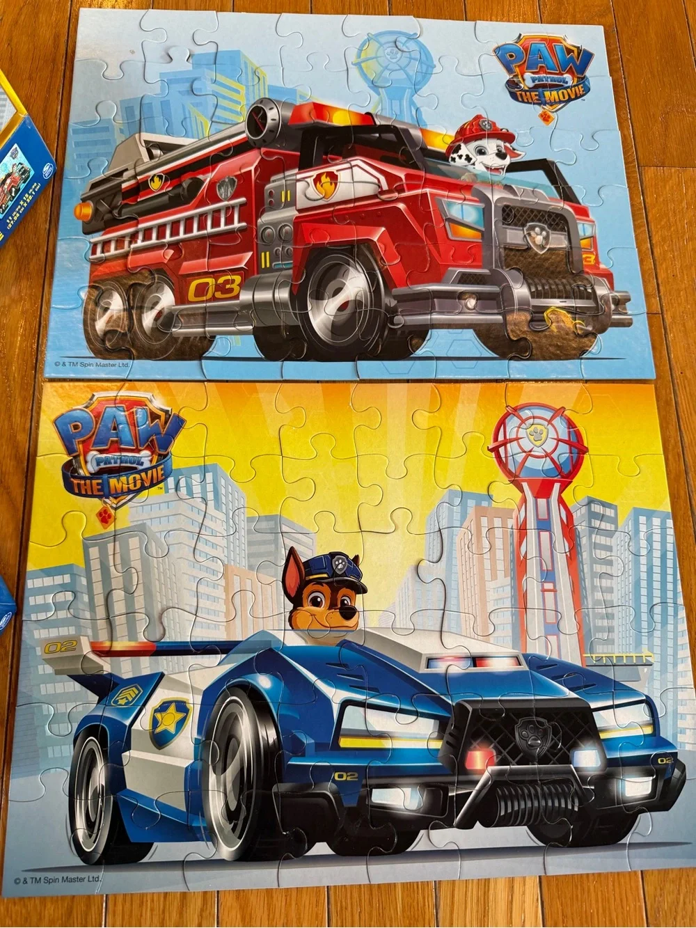2- 48 Piece Nickledeon Paw Patrol Puzzles Toy Building